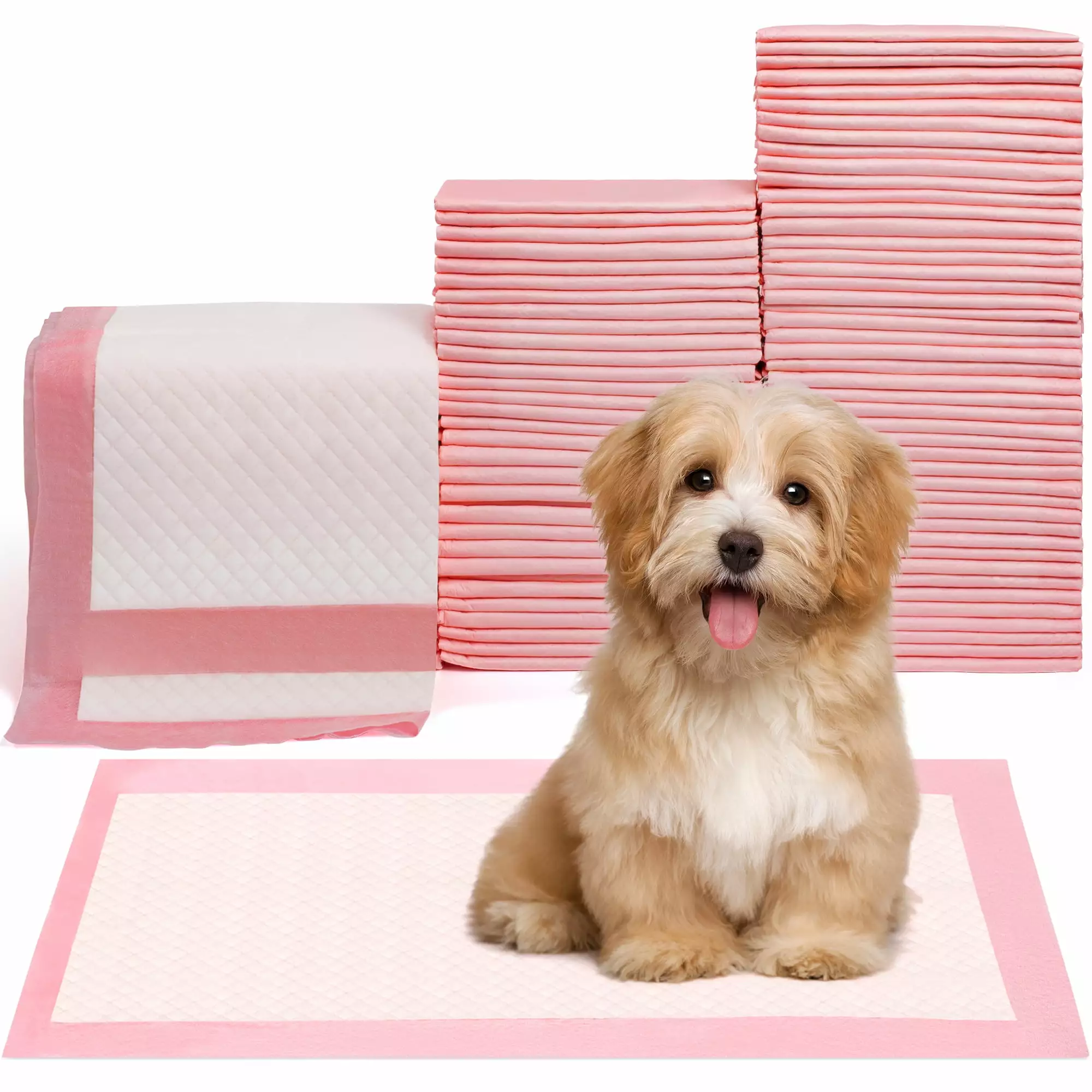 100 Count Disposable Puppy Pee Pads Pet Toilet Training Pads 18 x 13