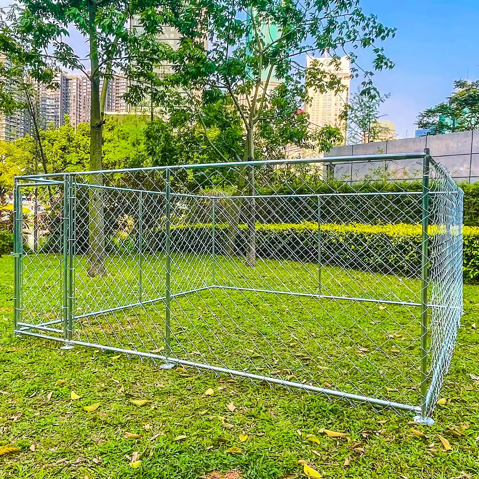 10x10x4ft Outdoor Dog Kennel Large Playpen Fence Cage Animal Pet Run Enclosure