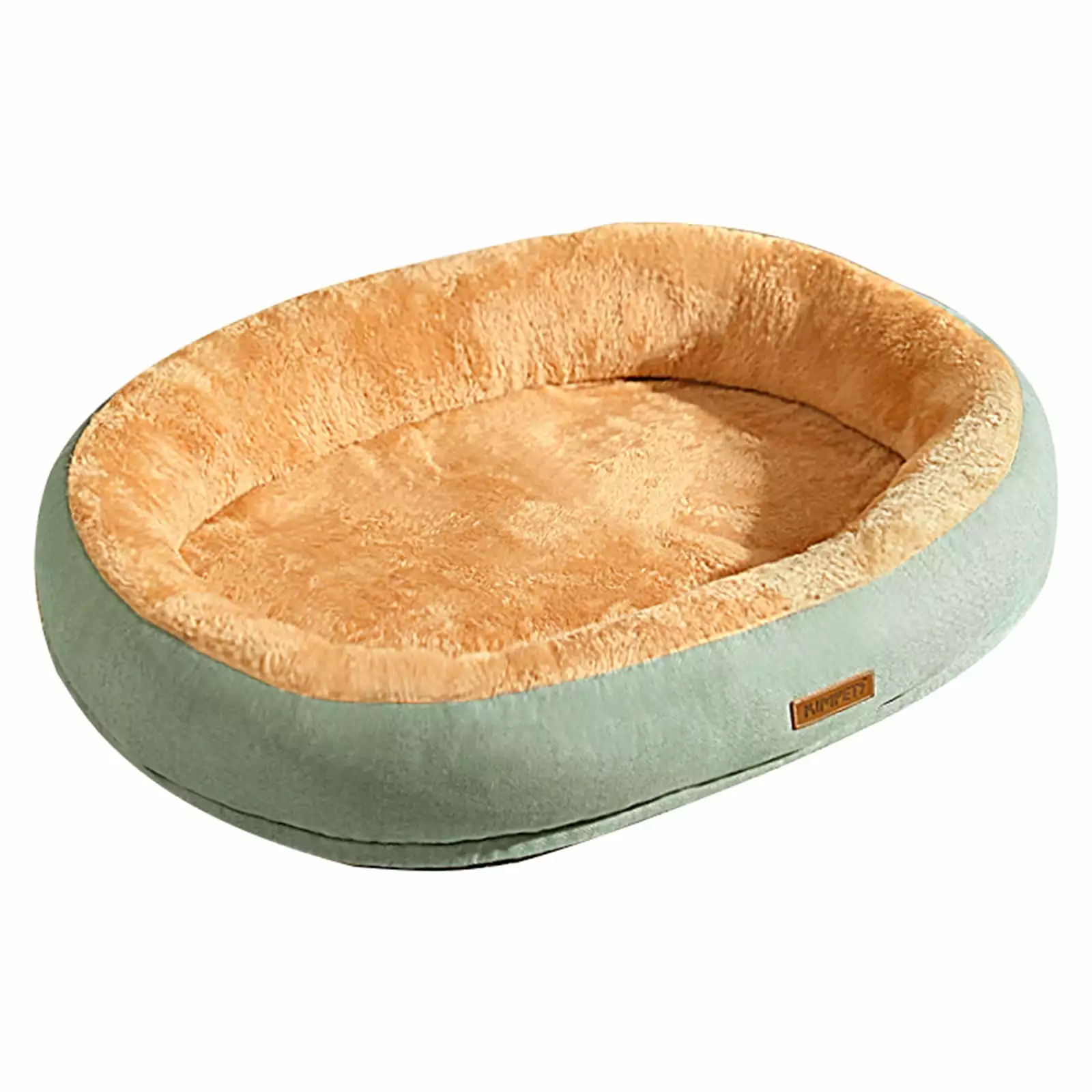 17.72x13.78in Dog Beds for Small Medium Dogs & Cats. Durable Washable Pet Bed. Elliptic Dog Sofa Bed. Luxury Wide Side Fancy Design. Soft Calming Sleeping Warming Puppy Bed. Non-Slip Bottom