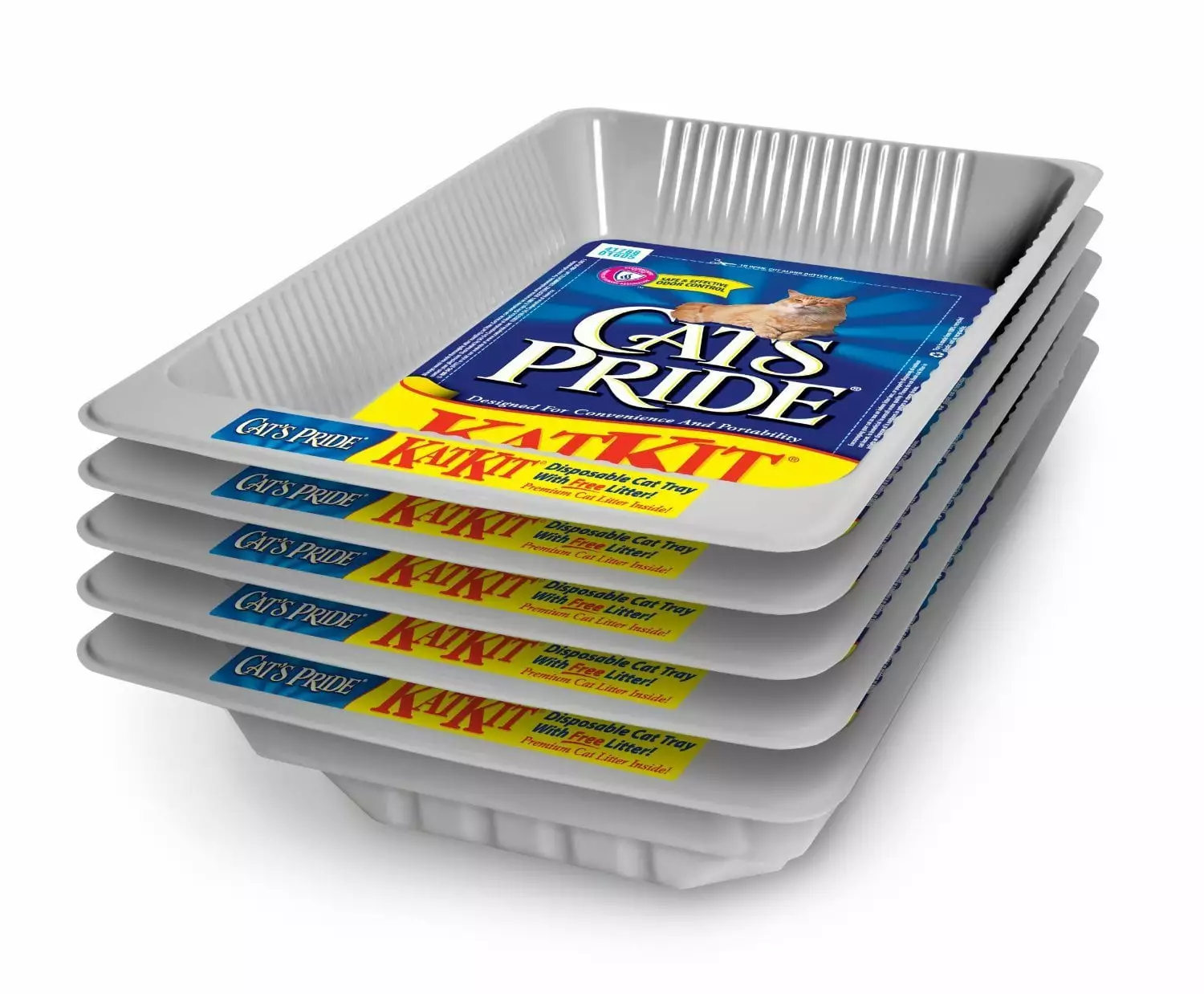 . Disposable Litter Pan. Includes Pan & Litter All In One. A convenient. all-in-one. disposable tray filled with free cat's pride premium clay cat litter By Cat's Pride