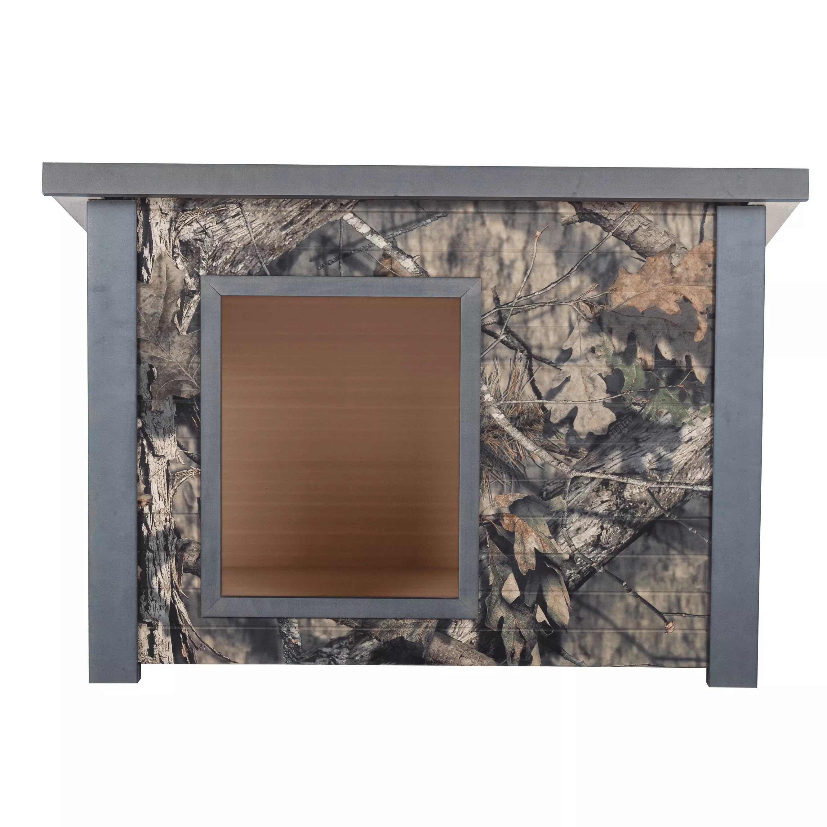 ECOFLEX Rustic Style Dog House - Medium Mossy Oak