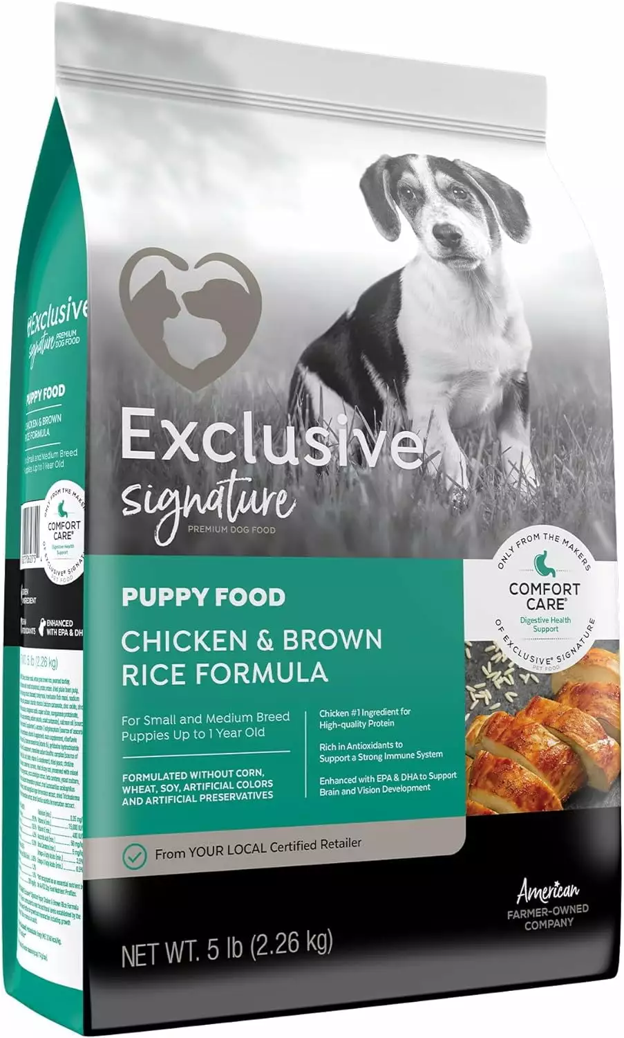 | Signature Puppy Chicken & Brown Rice Comfort Care | Dog (Puppy) Food (5 Pound (5 lb.) Bag)